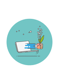 Muguet et douceur printani&egrave;re en illustration